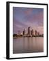 USA, Florida, Tampa, Skyline from Hillsborough Bay-Walter Bibikow-Framed Photographic Print