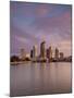 USA, Florida, Tampa, Skyline from Hillsborough Bay-Walter Bibikow-Mounted Photographic Print