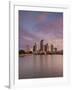 USA, Florida, Tampa, Skyline from Hillsborough Bay-Walter Bibikow-Framed Photographic Print