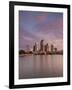 USA, Florida, Tampa, Skyline from Hillsborough Bay-Walter Bibikow-Framed Photographic Print