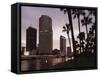 USA, Florida, Tampa, Skyline from Hillsborough River-Walter Bibikow-Framed Stretched Canvas