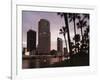 USA, Florida, Tampa, Skyline from Hillsborough River-Walter Bibikow-Framed Photographic Print