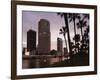 USA, Florida, Tampa, Skyline from Hillsborough River-Walter Bibikow-Framed Photographic Print