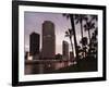 USA, Florida, Tampa, Skyline from Hillsborough River-Walter Bibikow-Framed Photographic Print