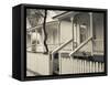 USA, Florida, Tampa, Ybor City, Cuban Heritage Area, Centennial Park, Row Houses-Walter Bibikow-Framed Stretched Canvas