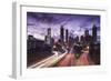 USA, Georgia, Atlanta, City Skyline from Interstate 20-Walter Bibikow-Framed Photographic Print