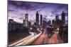 USA, Georgia, Atlanta, City Skyline from Interstate 20-Walter Bibikow-Mounted Photographic Print