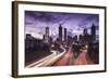 USA, Georgia, Atlanta, City Skyline from Interstate 20-Walter Bibikow-Framed Photographic Print