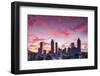 USA, Georgia, Atlanta, City Skyline from Interstate 20-Walter Bibikow-Framed Photographic Print