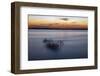 USA, Georgia, Jekyll Island, Sunset at Driftwood Beach and the petrified trees-Hollice Looney-Framed Photographic Print