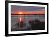 USA, Georgia, Jekyll Island, Sunset on Jekyll Island-Hollice Looney-Framed Photographic Print