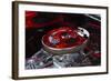 USA, Georgia, Savannah, Engine of a Car in Car Show-Joanne Wells-Framed Photographic Print