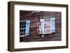 USA, Georgia, Savannah, Flag on an old building.-Joanne Wells-Framed Photographic Print