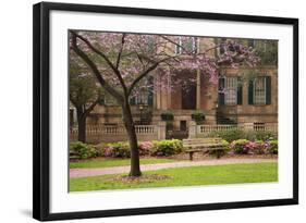 USA, Georgia, Savannah, Historic Owens Thomas House in the Spring-Joanne Wells-Framed Photographic Print