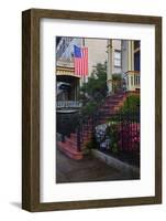 USA, Georgia, Savannah, House in the Historic District-Joanne Wells-Framed Photographic Print