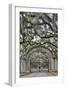 USA, Georgia, Savannah. Plantation gate at entrance-Hollice Looney-Framed Photographic Print