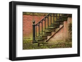 USA, Georgia, Savannah, Steps in the Historic District-Joanne Wells-Framed Photographic Print