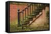 USA, Georgia, Savannah, Steps in the Historic District-Joanne Wells-Framed Stretched Canvas