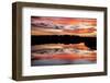 USA, Georgia, Savannah. Sunrise along Grimball Creek.-Joanne Wells-Framed Photographic Print