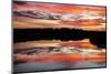 USA, Georgia, Savannah. Sunrise along Grimball Creek.-Joanne Wells-Mounted Photographic Print