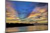 USA, Georgia, Savannah, Sunrise along Savannah River.-Joanne Wells-Mounted Photographic Print