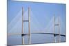 USA, Georgia, Savannah. Talmadge Memorial Bridge over the Savannah River.-Joanne Wells-Mounted Photographic Print