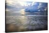 USA, Georgia, Tybee Island, Early morning off shore storm.-Joanne Wells-Stretched Canvas