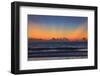 USA, Georgia, Tybee Island, Tybee Island beach at sunrise.-Joanne Wells-Framed Photographic Print