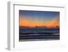 USA, Georgia, Tybee Island, Tybee Island beach at sunrise.-Joanne Wells-Framed Photographic Print