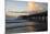 USA, Georgia, Tybee Island, Tybee Pier at sunrise.-Joanne Wells-Mounted Photographic Print