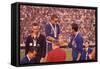 Usa Gold Medalist During the 1964 Tokyo Summer Olympic Games-John Dominis-Framed Stretched Canvas