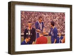 Usa Gold Medalist During the 1964 Tokyo Summer Olympic Games-John Dominis-Framed Photographic Print