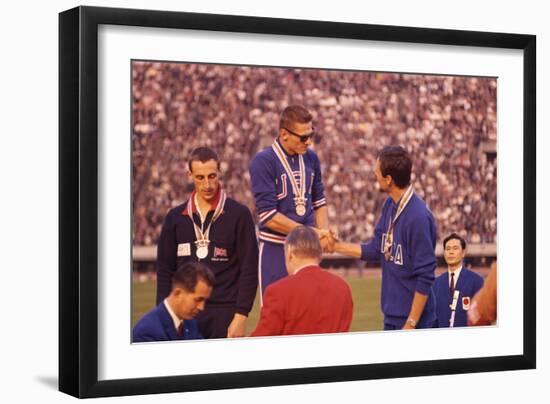 Usa Gold Medalist During the 1964 Tokyo Summer Olympic Games-John Dominis-Framed Photographic Print