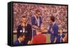 Usa Gold Medalist During the 1964 Tokyo Summer Olympic Games-John Dominis-Framed Stretched Canvas