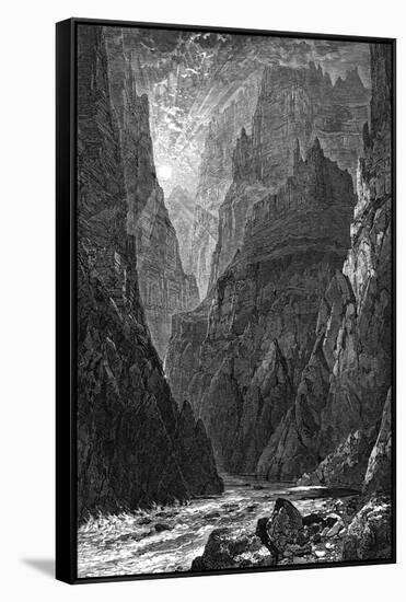 USA, Grand Canyon 1879-J Linton-Framed Stretched Canvas