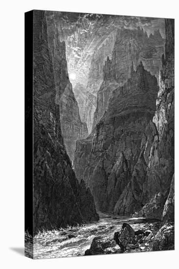 USA, Grand Canyon 1879-J Linton-Stretched Canvas