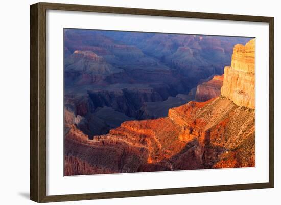 USA, Grand Canyon National Park, Sunset-Catharina Lux-Framed Photographic Print