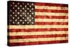 USA Grunge Flag. Vintage, Retro Style. High Resolution, Hd Quality. Item from My Grunge Flags Colle-Michal Bednarek-Stretched Canvas