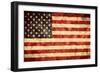 USA Grunge Flag. Vintage, Retro Style. High Resolution, Hd Quality. Item from My Grunge Flags Colle-Michal Bednarek-Framed Premium Photographic Print