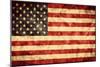USA Grunge Flag. Vintage, Retro Style. High Resolution, Hd Quality. Item from My Grunge Flags Colle-Michal Bednarek-Mounted Premium Photographic Print