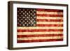 USA Grunge Flag. Vintage, Retro Style. High Resolution, Hd Quality. Item from My Grunge Flags Colle-Michal Bednarek-Framed Photographic Print