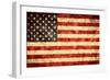 USA Grunge Flag. Vintage, Retro Style. High Resolution, Hd Quality. Item from My Grunge Flags Colle-Michal Bednarek-Framed Photographic Print