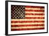 USA Grunge Flag. Vintage, Retro Style. High Resolution, Hd Quality. Item from My Grunge Flags Colle-Michal Bednarek-Framed Photographic Print