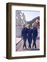 Usa Gymnasts Sharon Richardson, Doris Fuchs, and Muriel Davis-Grossfeld, 1960 Rome Olympic Games-George Silk-Framed Photographic Print