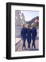 Usa Gymnasts Sharon Richardson, Doris Fuchs, and Muriel Davis-Grossfeld, 1960 Rome Olympic Games-George Silk-Framed Photographic Print