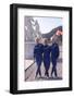 Usa Gymnasts Sharon Richardson, Doris Fuchs, and Muriel Davis-Grossfeld, 1960 Rome Olympic Games-George Silk-Framed Photographic Print