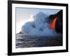 USA, Hawaii, Big Island. Lava from the Big Island's Pu'u O'o eruption.-Julie Eggers-Framed Photographic Print