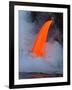 USA, Hawaii, Big Island. Lava from the Big Island's Pu'u O'o eruption.-Julie Eggers-Framed Photographic Print