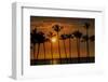 USA, Hawaii, Big Island. Sun setting on Anaehoomalu Bay.-Julie Eggers-Framed Photographic Print