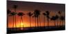 Usa, Hawaii, Big Island. Sun setting on Anaehoomalu Bay.-Julie Eggers-Mounted Photographic Print